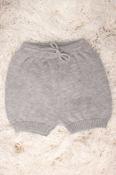 Pantalone corto neonati in puro cotone bio